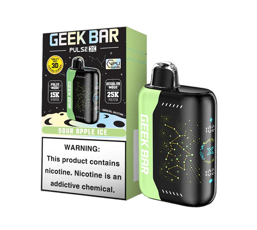 Geek Bar - Pulse X - Sour Apple Ice