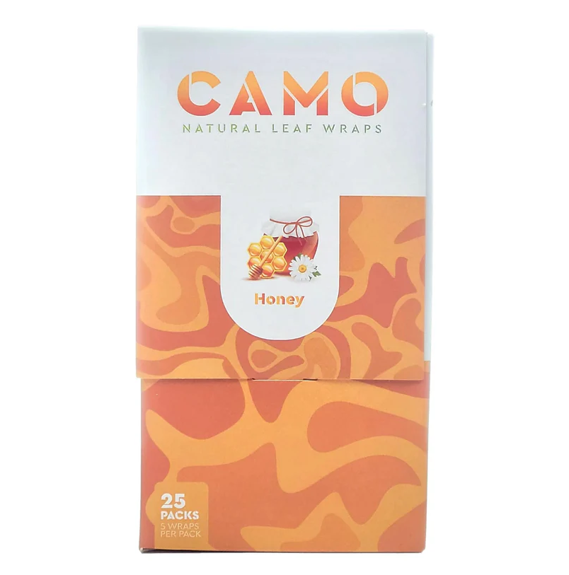 Camo - Natural Leaf Wraps - Honey - 5 Per Pack