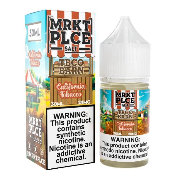 MRKT PLCE - TBCO BARN - Salt - California Tobacco - 24mg/30ml