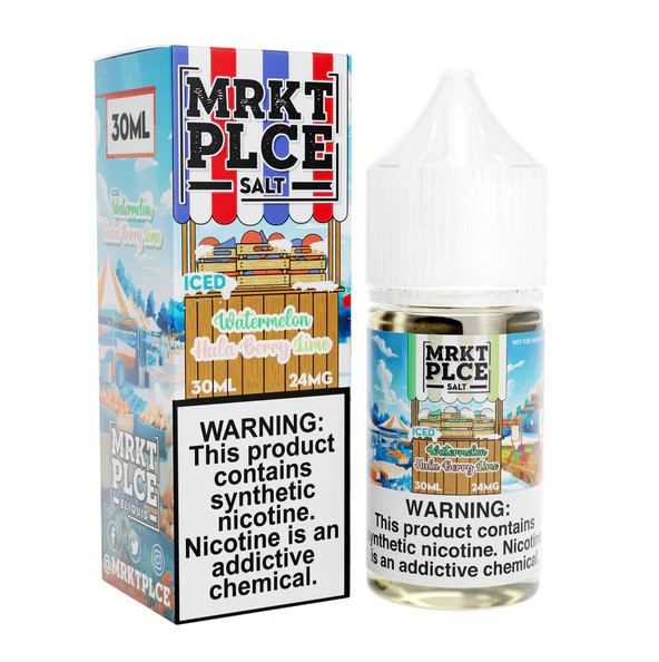 MRKT PLCE - Salt - Iced Watermelon Hula Berry Lime - 24mg/30ml