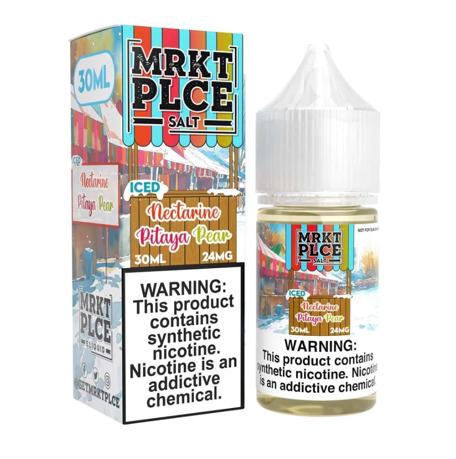 MRKT PLCE - Salt - Iced Nectarine Pitaya Pear - 24mg/30ml