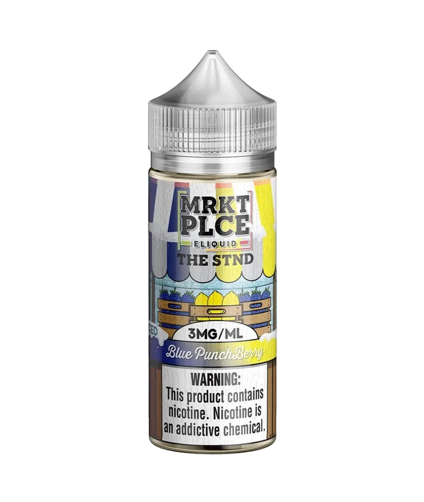 MRKT PLCE - THE STND - E-Liquid - Iced Blue Punch Berry - 3mg/100ml