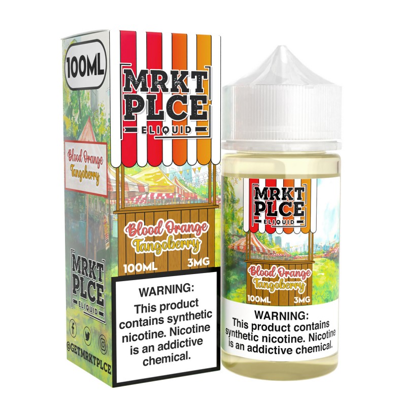 MRKT PLCE - E-Liquid - Blood Orange Tangoberry - 0mg/100ml