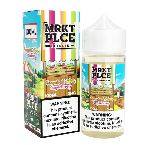 MRKT PLCE - E-Liquid - Grapefruit Citrus Sugarberry - 3mg/100ml