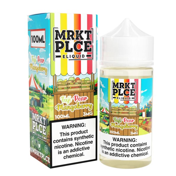 MRKT PLCE - E-Liquid - Fuji Pear Mangoberry - 0mg/100ml