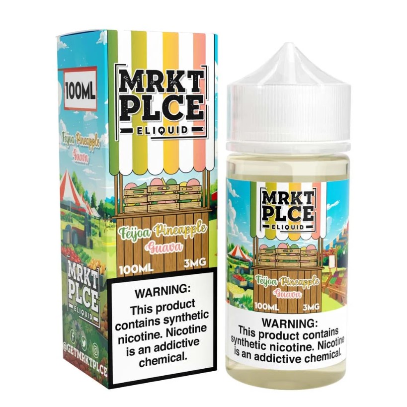 MRKT PLCE - E-Liquid - Feijoa Pineapple Guava - 3mg/100ml