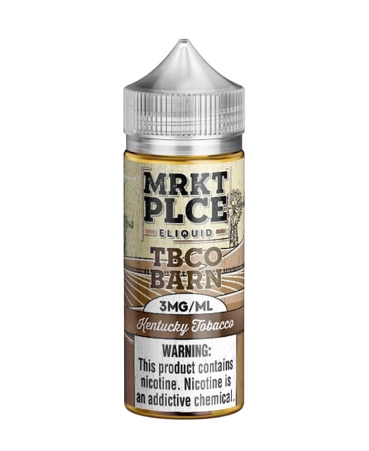 MRKT PLCE - TBCO BARN - E-Liquid - Kentucky Tobacco - 3mg/100ml