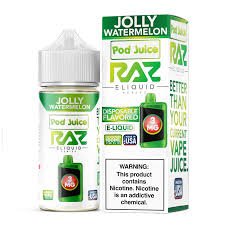 Pod Juice x RAZ Series - E-Liquid - Jolly Watermelon - 0mg/100ml