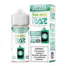 Pod Juice x RAZ Series - E-Liquid - Jewel Spearmint - 0mg/100ml