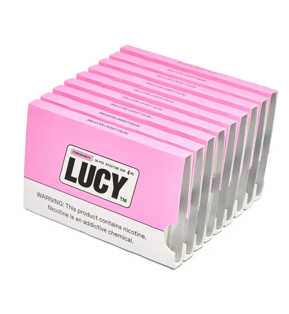 Lucy - Nicotine Gum - Pomegranate - 4mg