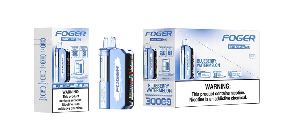 Foger - Switch Pro Kit - 30K Puffs - Blueberry Watermelon