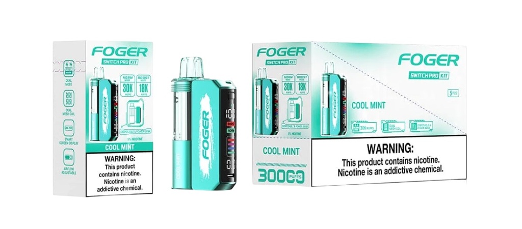 Foger - Switch Pro Kit - 30K Puffs - Cool Mint