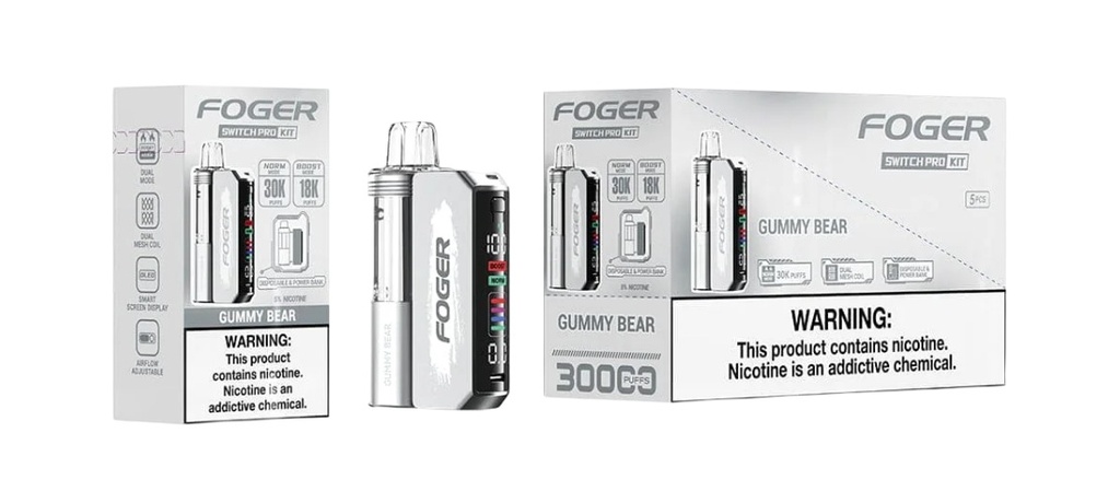 Foger - Switch Pro Kit - 30K Puffs - Gummy Bear 