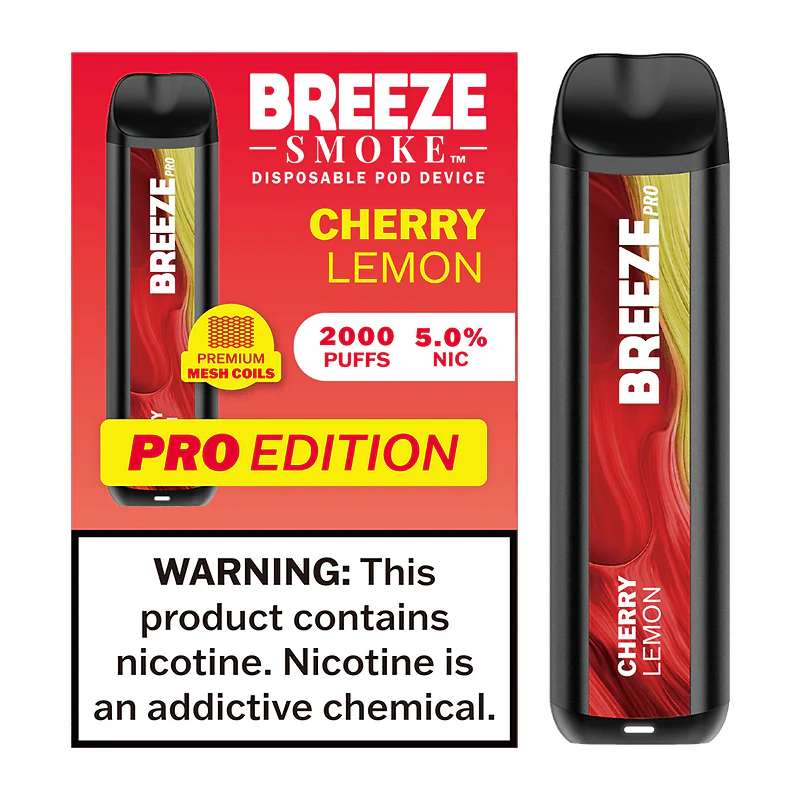 Breeze Pro Edition - Cherry Lemon - 2k Puffs