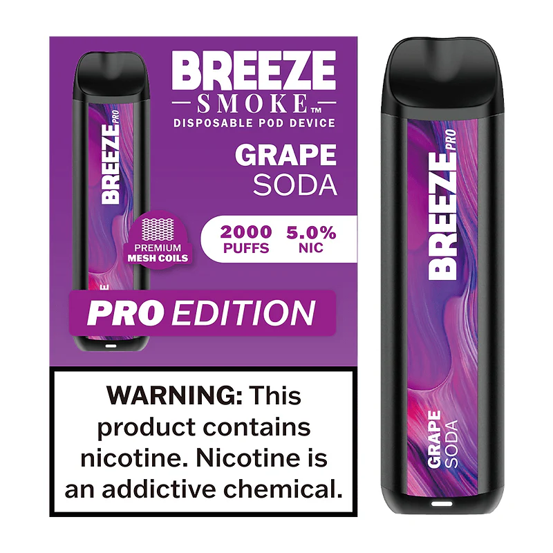 Breeze Pro Edition - Grape - 2k Puffs