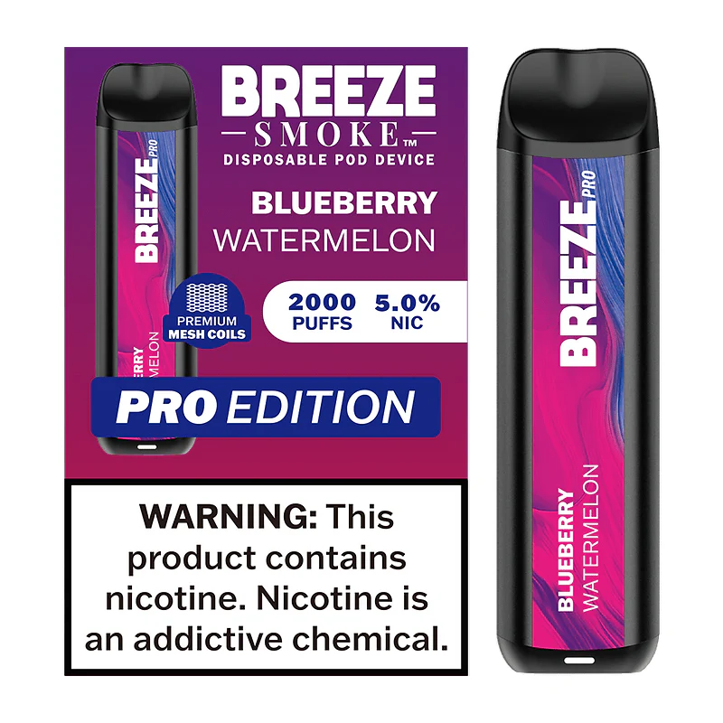 Breeze Pro Edition - Blueberry Watermelon - 2k Puffs