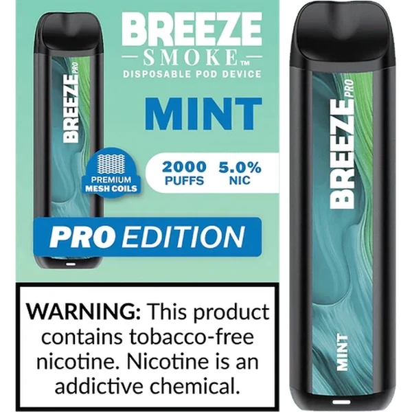 Breeze Pro Edition - Mint - 2k Puffs