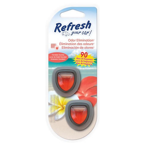 Refresh your car - Mini Diffuser - Hawaiian Sunrise - 2pk In Tray