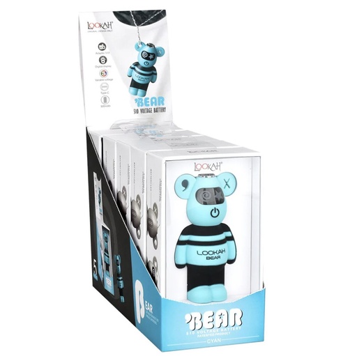 Lookah - Bear - 510 Voltage Battery - Cyan