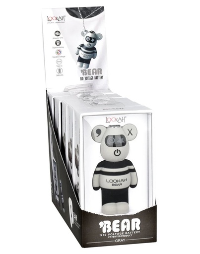 Lookah - Bear - 510 Voltage Battery - Gray