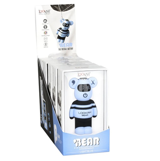 Lookah - Bear - 510 Voltage Battery - Light Blue