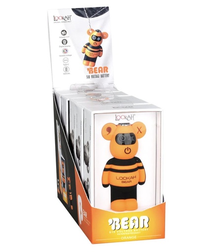 Lookah - Bear - 510 Voltage Battery - Orange