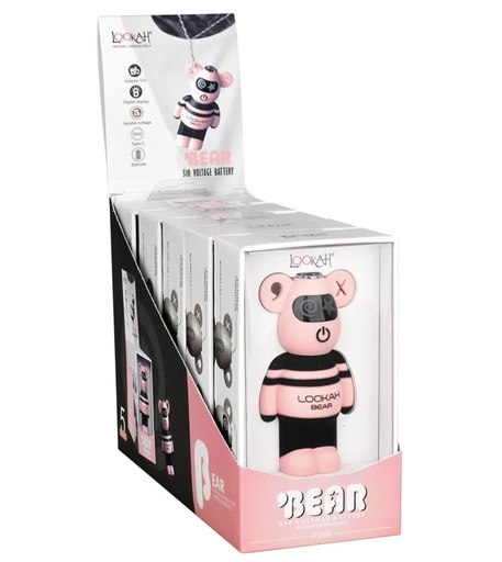 Lookah - Bear - 510 Voltage Battery - Pink