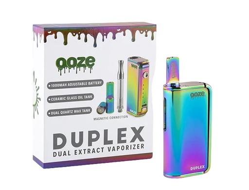 Ooze - Duplex - Dual Extract Vaporizer Kit - Neon Rainbow