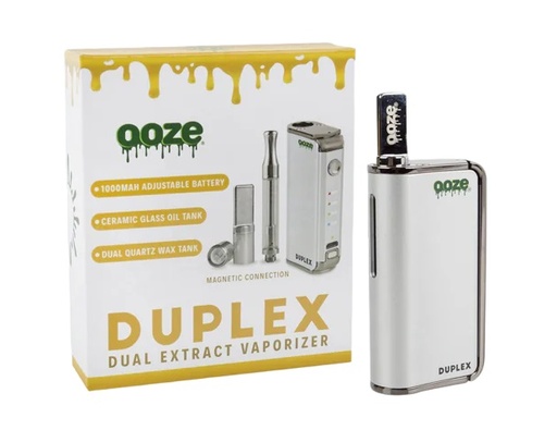 Ooze - Duplex - Dual Extract Vaporizer Kit - Silver