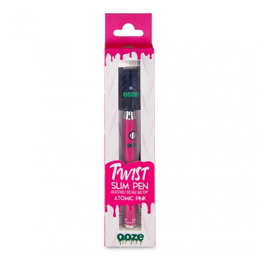 Ooze - Twist Slim Pen - 320 mAh Flex Temp Battery - Atomic Pink