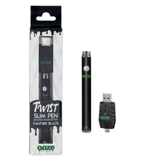 Ooze - Twist Slim Pen - 320 mAh Flex Temp Battery - Panther Black