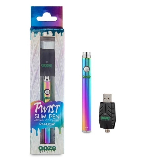 Ooze - Twist Slim Pen - 320 mAh Flex Temp Battery - Rainbow