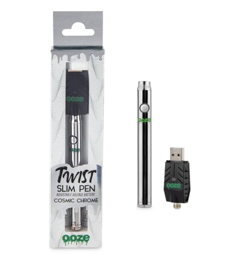 Ooze - Twist Slim Pen - 320 mAh Flex Temp Battery - Cosmic Chrome