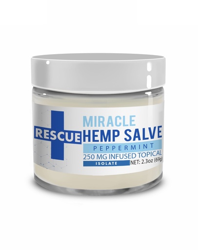 Rescue - Miracle CBD Salve - Peppermint - 500mg Infused Topical