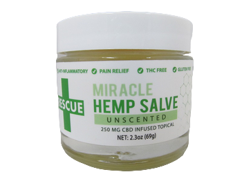 Rescue - Miracle CBD Salve - Unscented - 500mg Infused Topical