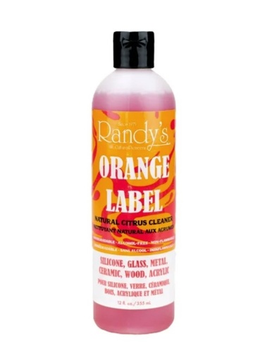 Randy's - Orange Label - Silicone, Glass, Metal, Ceramic, Wood & Acrylic Cleaner