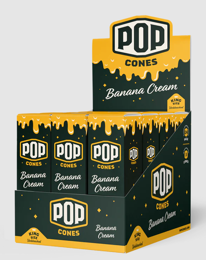 Pop Cones - King Size - Banana Cream