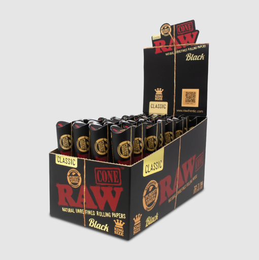 RAW - Classic Black Cones - King Size