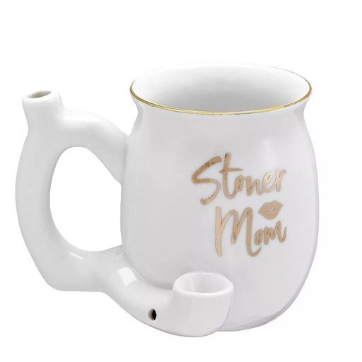 4'' Ceramic - Stoner Mom White Mug