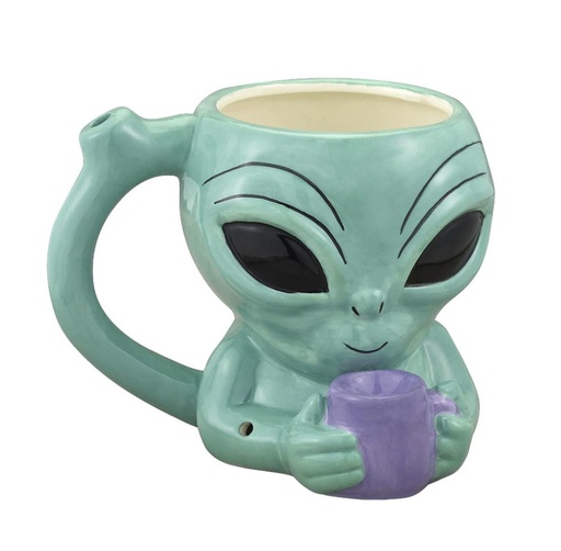 Ceramic - Alien Pipe Mug