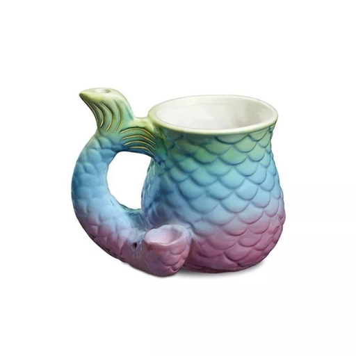 Ceramic - Mermaid Tail Pipe Mug