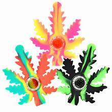 Marijuana Silicone Hand pipe - Assorted Colors