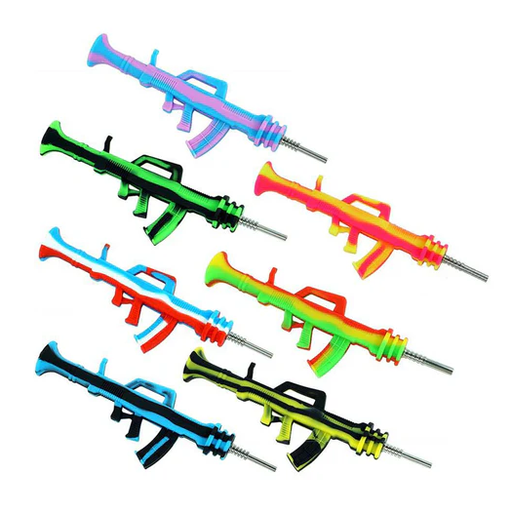 Silicone Mini AK Nectar Collector - Assorted Colors