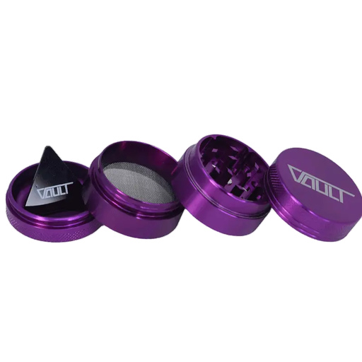 VAULT - 4pc Aluminum Grinder - 40mm - Purple