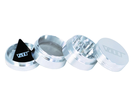 VAULT - 4pc Aluminum Grinder - 40mm - Silver