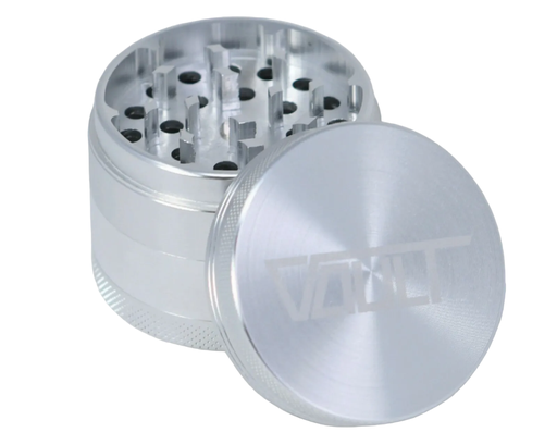 VAULT - 4pc Aluminum Grinder - 50mm - Silver