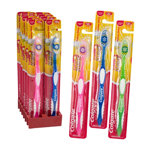 Colgate - Super Shine Toothbrushes - Medium