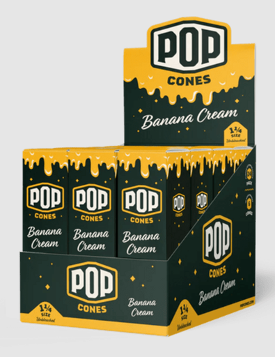 Pop Cones - Banana Cream - 1¼ Size 