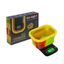 Truweigh - Mini Crimson Scale w/Silicone Bowl - 100g x 0.001g - Rasta/Black