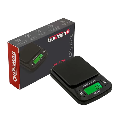 Truweigh - Blaze Digital Mini Pocket Scale - 600g x 0.1g - Black